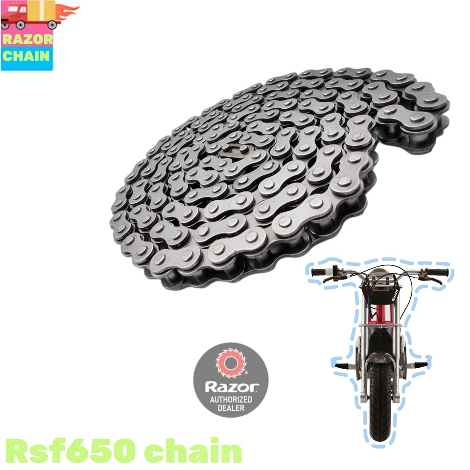Chain #25 132 link w/a masterlink fit Razor RSF650 MX500, MX650 ...