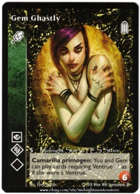 Gem Ghastly Malkavian Keepers of Tradition 2018 BCP V:TES VTES Vampire CCG
