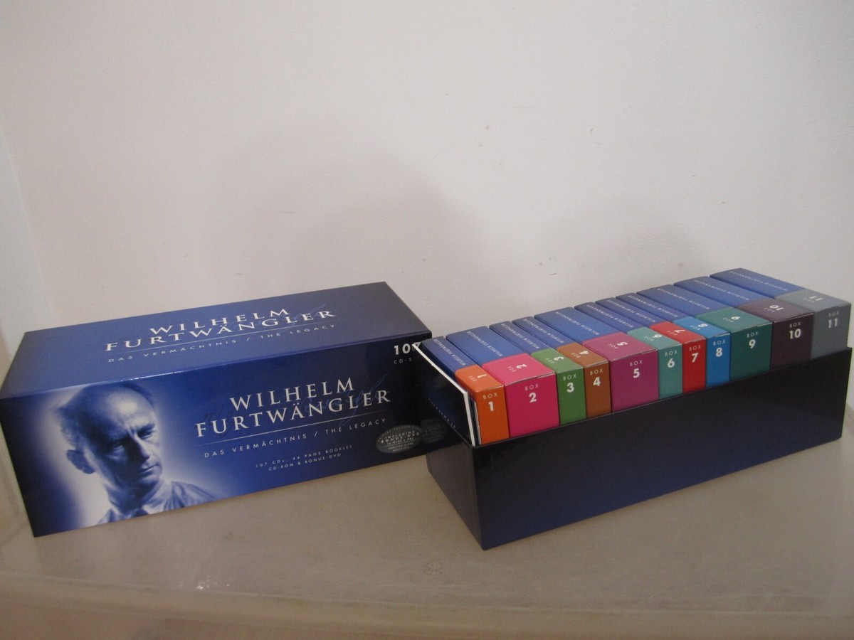 WILHELM FURTWANGLER - THE LEGACY 107 CD + DVD - NEW - FAST