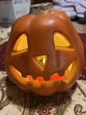 1998 The Paper Magic Group Lighted Halloween Jack-O-Lantern Pumpkin Blow Mold