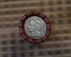 ROLL OF OLD PENNIES-1800's 3-Cent Nickel FULL LIBERTY—Read for free shipping-955