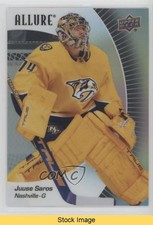 2023-24 Upper Deck Allure Black Rainbow Juuse Saros #78 READ f6d