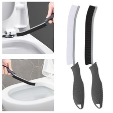 TQRR Hard Bristle Crevice Cleaning Brush UK, 2Pcs Bathroom Tile S, Grey