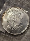 1oz Fine Silver Dinald Trump 45th President Silver Round