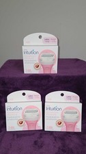 3 PK Schick Intuition Advanced Moisture Razor Blade Refill Cartridges, 9 Total