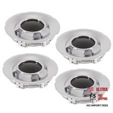 4pcs Chrome Wheel Center Caps 6 Lugs Fit for 2009-2013 Chevy/Chevrolet 9597347