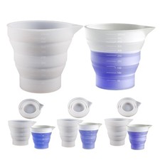 Foldable Silicone Measuring Cup DIY Resin Jewelry Handmade Tools 50-500ML