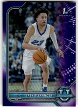 2021-22 Bowman University Trey Alexander Purple #/299 #14