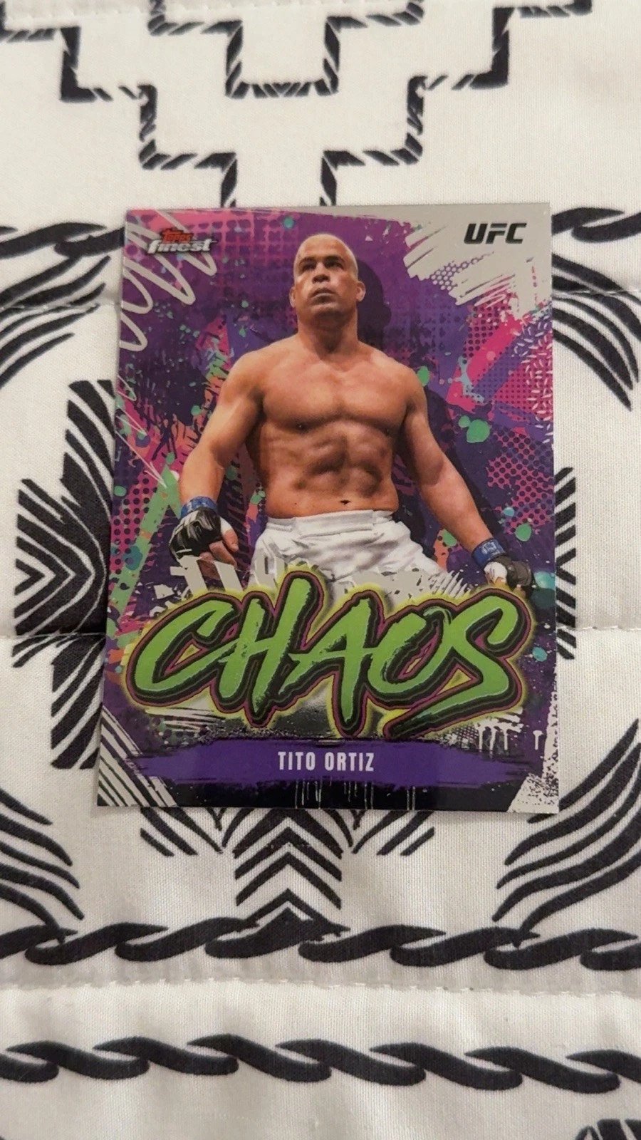 2024 Topps Finest UFC - Chaos Tito Ortiz #CHA-25