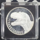 Tyrannosaurus-Rex -Unbranded 1 oz .999 Fine Silver Round
