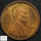 1909 Lincoln Wheat Copper Cent 1C (MS BU BRILLIANT UNCIRCULATED RED RD)