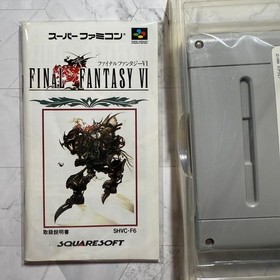 FINAL FANTASY VI Super Famicom SFC Japanese Version Complete in Box (CIB) Tested