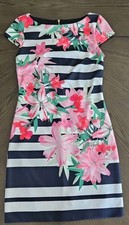 Vince Camuto Floral Dress Size 0 Blacked Lined
