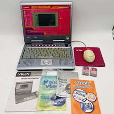 Vtech Nitro Notebook Learning Toy Laptop Pink Mouse 2 Games