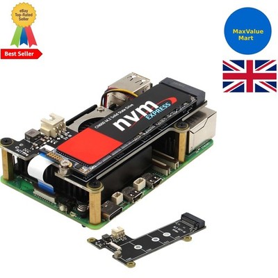 Schnelle M.2 NVMe SSD Shield für Raspberry Pi 5 - Optimal Performance Zubehör