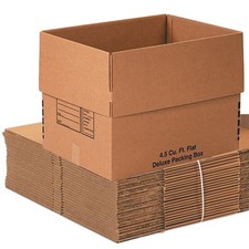 Shipping Boxes Large 24"L x 18"W x 18"H 10-Pack - Corrugated Cardboard Box fo...
