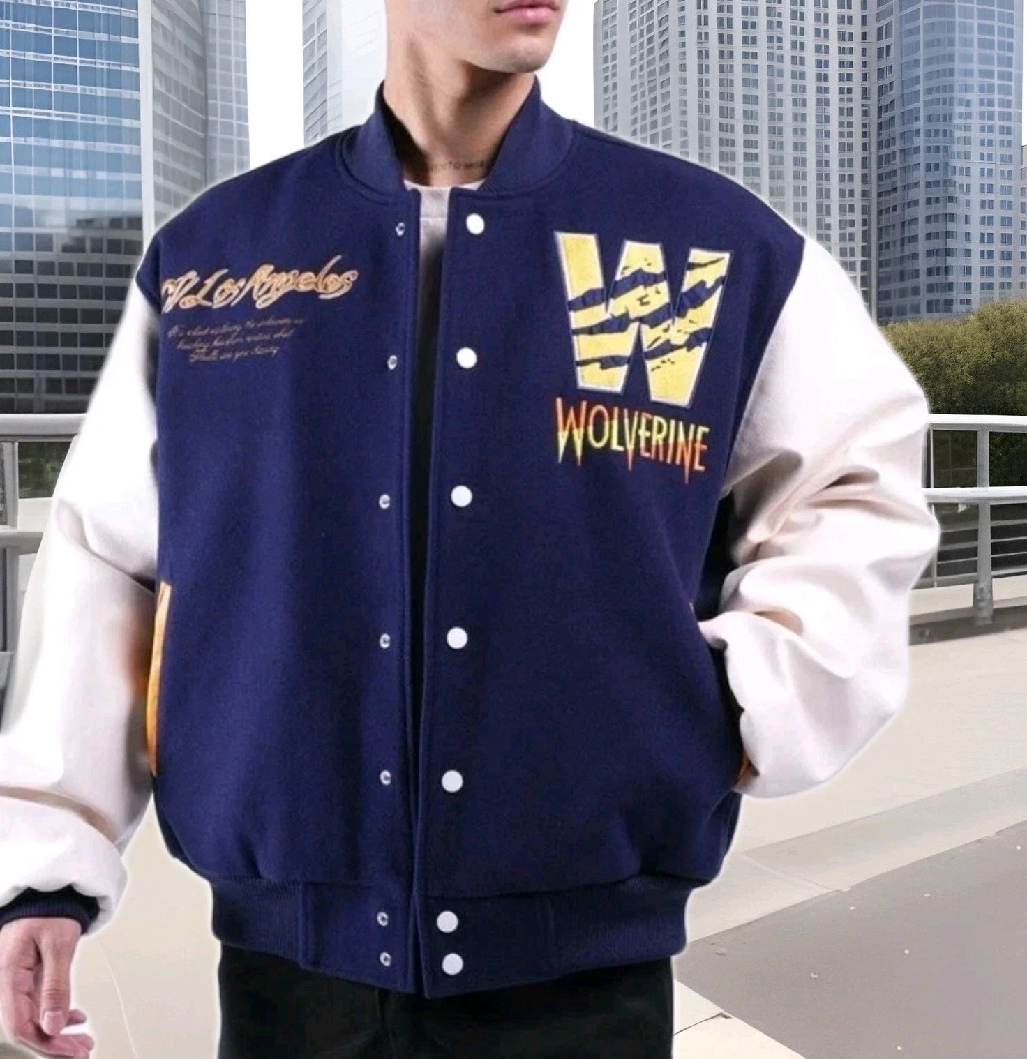 CVLA x Marvel Wolverine Varsity Jacket  Men's