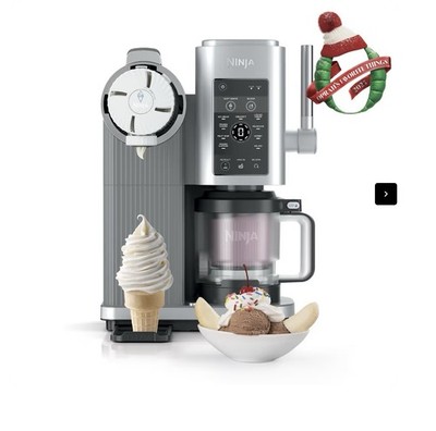 Ninja  CREAMi  Scoop & Swirl 13-in-1 Eis- und Softserve-Maschine - Platin