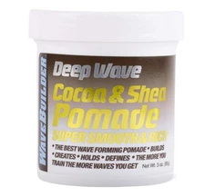 WaveBuilder Cocoa & Shea Pomade | Super Smooth & Rich Formula hair waves style
