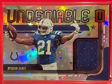 2019 Panini Unparalleled Nyheim Hines Undeniable Jersey Astral /150 #UN-NH