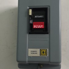 Square D Enclosed NEMA Pushbutton Manual Starter Industrial Electrical Controls