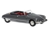 Brekina 14236 Citroen Ds 19 Cabriolet, Dunkelgrau, Bj.1963, 1:87, Neu - Modell