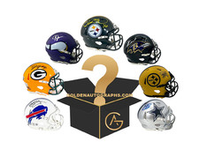 Prime Autographed Football Mini Helmet Mystery box