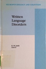 Written Language Disorders Neuropsychology an...