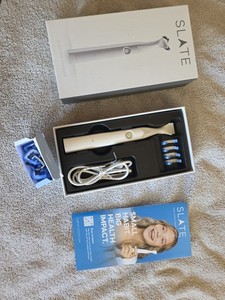 SLATE Electric Flosser For Teeth 3-in-1 Floss Gum Sweeps Tongue Scraper Open Box