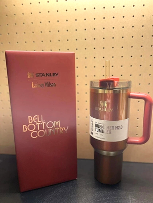 #ad Stanley x Lainey Wilson Country Gold Quencher Tumbler H2.0 40OZ. Ships ... $75.00