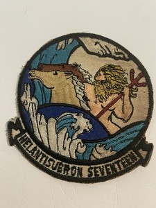 U.S. Navy HS-17 Patch Neptune’s Raiders HELANTISUBRON Seventeen Anti Submarine