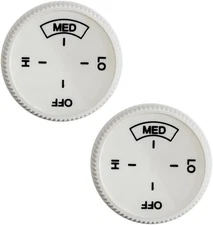 2PCS Baseboard Heater Thermostat Temperature Control Dial Knob Replacement, Base