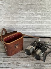 Vintage Standard Army Issue Binoculars, Post WW1 , Name Written Inside,