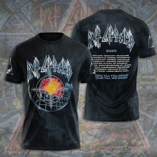 Def Leppard Rock Till You Drop Tour Till We Drop Tour 2025 AOP T-Shirt