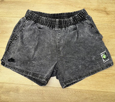 Vintage Nike Challenge Court Acid Wash Tennis Shorts Gray Size L Agassi Rare
