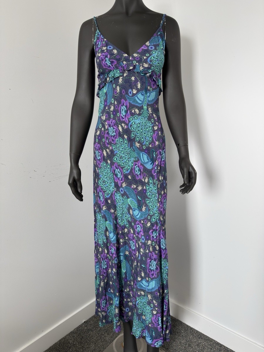 midi crepe dress Blue Crepe Lace Midi Dress