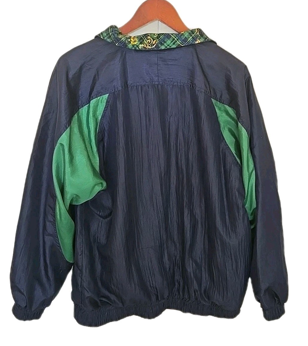 Vtg Basic Editions Windbreaker Jacket Womens M Me… - image 2