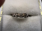 Vintage Sterling Silver ABC Baby Ring 925