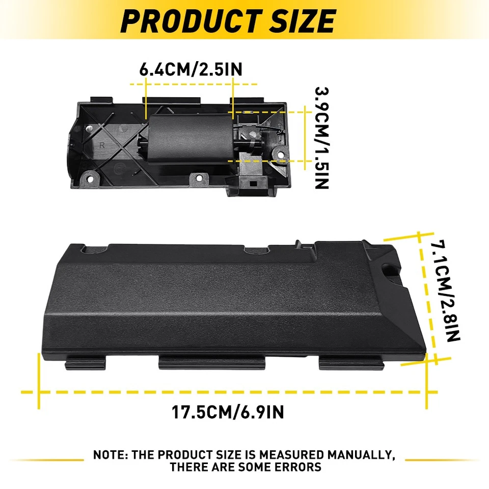 Set of 1 For Ford Territory's SX SY SY2 SZ TX TS SR Black Glove Box Latch Lock - image 3 of 4