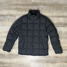 Eddie Bauer WeatherEdge Jacket Women's XS Black Goose Down Quilted Puffer READ