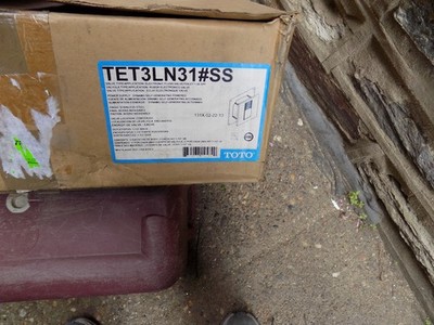 TOTO TET3LN31#SS Concealed Flushometer Interface Eco 1.28 Gpf, Stainless Steel