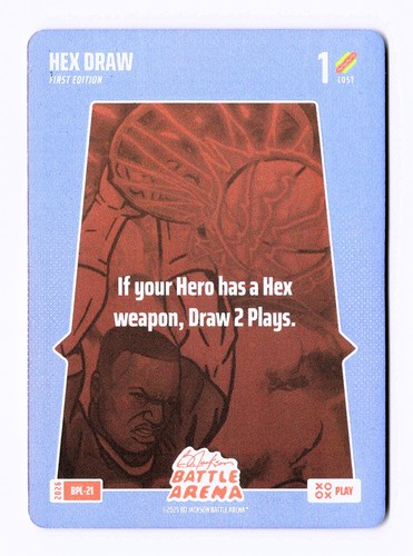 2026 Bo Jackson Battle Arena #BPL-21 Hex Draw SP Bonus Plays Foil