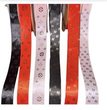 Luxury Satin Ribbon Set 18 Yards  1 Inch Wide  6 Colors  Gift Wrapping