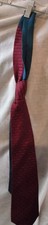 Vintage Tommy Hilfiger Silk Tie | Red Geometric, USA Made Preppy