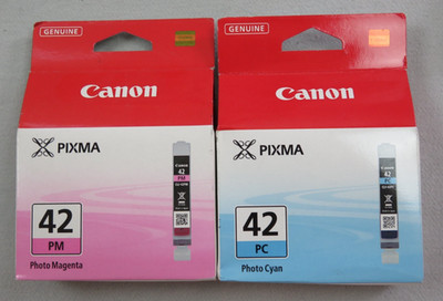 2 Original Canon CLI-42  PC PM 6388B001 6389B001 Pixma Pro-100 Pro-100S