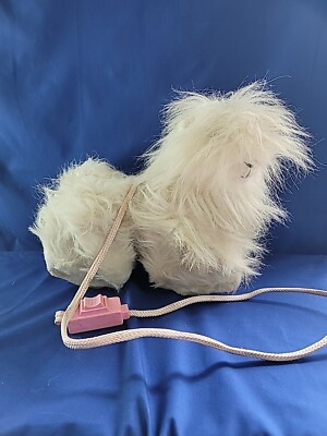 Vintage Go Go My Walking Pup Dog on Leash 1989 Works-see Video-No Battery Cover 