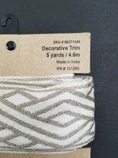 Vatican Homes Gimp Trim Pillow Edging Finishing 5 yds 