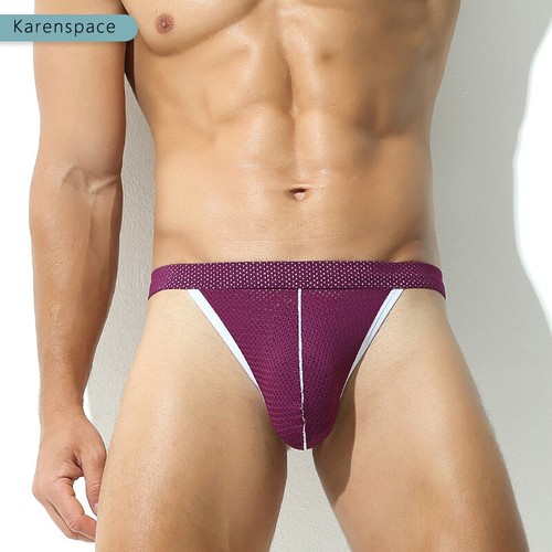 Men's Underwear T Back G String Briefs Sexy Gay Breathable Tangas Lingerie Thong - Picture 6 of 16