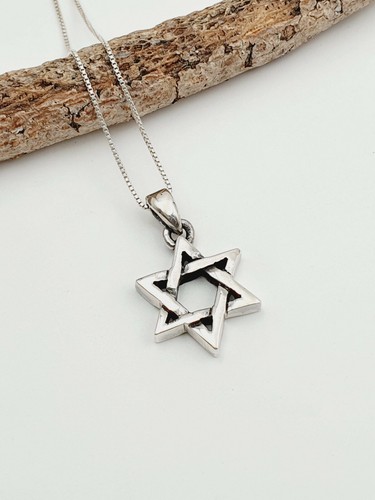 David Star Pendant Necklace 925 