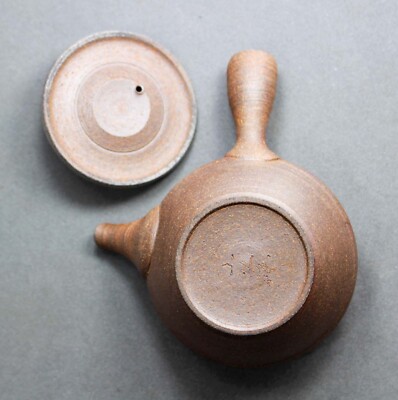 古銅　童子神　1804g 木箱付　トコエ　東さ7-0424☆2F Tokoname Hand-made Teapot by Kohokujo (Hokujo kiln